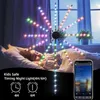 Tiras tiras led tira de Natal Fita RGB com tela Smart Remote Dream USB para Wall Room Backlight Rhythming iluminado