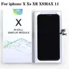 Mobiltelefon LCD-panel Pantalla för iPhone XR X XS Max 11 Oled Incell med 3D-digitaliseringsenhet Inga döda Pixel Skärmutbytesdisplaydelar