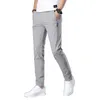Brand Men Pants Casual Mens Business Male Trousers Classics Mid weight Straight Full Length Fashion breathing Pant 0 cotton 210707