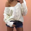 Women Ribbed Pullover Sweater Vintage Stylish Geometric Pattern Short Knitted Fashion Long Sleeve England Outerwear 210514