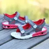 2021 Sommer Kinder Strand Sandalen Mode Schuhe für Mädchen Größe 25-38 Jungen Schuhe Kinder Rutschfeste Alias Baby Sport X0703