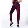 Shinbene Tie Tye Prova de Squat Workout Fitness Leggings Yoga Calças Mulher Não Camel Toe Alta Ascensão Esporte Atlético Running Leggings H1221