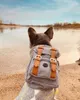 Luxury Fashion Adjustable Dog Supply Backpack Saddle Bag Outdoor Puppy Handbag Purse Pet Valise Travel Hiking Shopping Schnauzer S8732922