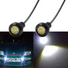 18mm bil LED Röd Eagle Eye DRL Dagtid Running Lights Backup Reversering Parkering Signallampor Vattentät Motorcykel Dimljus