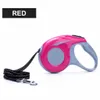 Automatic retractable pet dog fiber leash at night led luminous automatic elastic hand-grabbing rope pet supplies ZD 210729