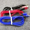 1m 2m 3m for Android Smart Phone Metal Housing Braided Micro USB Cables 2.4A Fast Charging Type C Cable