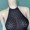 Moda Kolsuz Seksi Backless Maxi Elbise 2021 Kadın Giyim Yaz Örme Beachwear Tatilde Tatil Uzun Bölünmüş Elbiseler Y0823