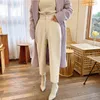 Pantalones vaqueros de moda de otoño para mujer, pantalones vaqueros blancos Vintage de cintura alta para mujer, pantalones de calle para mujer 10391 210508