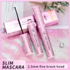 Eye Makeup Lash Waterproof Mascara Very Black Lengthening QIC Mascara With Small Eyelash Brush Head Slender Curling Volumizing No Smudging Thick Long Lasting