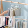 In 1 Pant Rack Multifunction Shelves Stainless Steel Multi-functional Wardrobe Trouser Hanger Coat Storage Organization Hangers & Racks