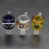 QBsomk Bol en Verre Épais pour Narguilé 14mm 18mm Couleur de Joint Mâle 15 Styles Bols Pièce à Fumer Outil pour Tabac Bong Huile Dab Rig Brûlant Conduite D'eau