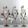 Diy Blank förbrukningsartiklar Nyhetsobjekt Thermal Transfer Photo Ornaments Pendant Zinc Alloy Tree Decoration Gift 10 Styles