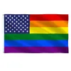 アメリカのゲイプライドの国旗3x5FT、屋外屋内カスタムフラッグスバナーポリエステルぶら下げ広告、あなた自身のデザイン