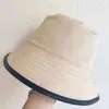 Tasarımcı Tersinir Kova Şapkası Kadınlar Erkekler Kış Çiçek Kovaları Şapkalar Beanie Moda Katlanabilir Kapaklar Beanies Siyah Balıkçı Güneşi V272V