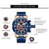 Obejrzyj mini fokus mody wielofunkcyjny sport męski zegarki Mężczyzna Top marka luksusowa zegarek chronograf chronografowy pasek kalendarza solidne stalowe Luminous H2589