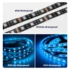 Zwarte PCB LED Strip 5050 DC12V GEEN Waterdicht / Waterdicht 60Led / M RGB / Wit / Warm Wit Flexibele LED-lichtstrips