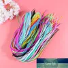 200pcs Colorful Braided Rope PVC Braided Wire Plastic DIY Braided Rope DIY String PVC Plastic