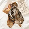 Leopard Print Scrunchies Frauen Haar Schal Elastische Böhmische Haarband Bogen Haar Gummi Seile Mädchen Haar Krawatten Zubehör