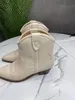 Fashion Buty Isabel Paris Marant Hafted Boots Western Cowboy oryginalna skóra7580666