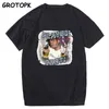 MEN039S Tshirts Vintage Cool Graphic Thirt Casual Fashion Rapper Hip Hop Cotton Tees Tshirts Harajuku осени с коротким рукавом TOP2792293683603