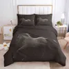 3D постельное белье одеяло одеяло одеяло набор набор одеяла одеяла постельное белье king queen полный размер белый животных лошади дома texitle 210615