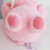 Plush Make Up Pig toy Creative Cosmetic Promotional Gifts Cute Soft High Quality Headband Pink Cotton pad Makeup Toy for Her 210728