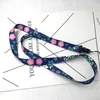 Telefon Keychain Straps Universal Cellphone Neck Lanyard Floral Färgglada Anti-Drop MP3 / 4 Mobil Key Kedjan Lantering