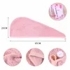 Handdoek Microfiber Fabric Dry Hair Cap Vrouwen Badkamer Super Absorberend Sneldrogend Bad Eco-vriendelijke Tulband Zachte Magic Douche