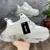 New Arrivals Paris Casual Shoes Triple S Clear Sole Trainers Dad Shoe Sneaker Black Oversized Mens Womens Top Quality Runners Chaussures
