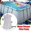 Pooltillbehör EU Plug Swimming Filter Pump Cleaner 220V Cirkulation Sifon Princip Purifier Ersätt