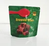 Sacs d'emballage infusés pour sourcils 600 mg gâteau vide funfetti moelleux fudge chocolat caramel bouchées velours rouge