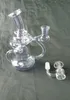 Purple CFL Recycler Opal Glass Shisha Dab Rig Rauchrohr, 14 -mm -Gelenkfabrik -Outlet Willkommen zu bestellen