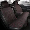 Flax Cover Breathable Plus Size Auto Cushion Protector Front Rear Back Seat Pad Mat With Backrest fit Car Suv Van