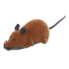 Wireless Remote Control Mouse Toy Black/Gary/Brown Electronic RC Rat Mice Animal Interactive Cat Toys 20220112 Q2