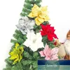 Kunstmatige kerstboom ornamenten bloem bruiloft feest decoratie glitter simulatie bloem1