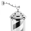 Downlights Barber Shop Pole Rotating Lighting White Black Stripe Light Stripes Sign Hair Wall Hanging LED301T