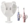 Porte-brosse à dents automatique auto-adhésif salle de bain gravité fermer outil de rangement mural pour brosses à dents électriques