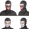 Ciclagem Caps Máscaras Halloween Balaclava Padrões de Horror Pescoço Gaiter Máscara Prova-À Prova de Vento Térmica Capa Térmica UV Proteção UV Headgear