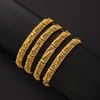 Bangle Nigeria Oman Dubai Africa Gold Color Bangles for Women Arab African Armband smycken Mellan￶stern br￶llopspresent