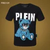 Футболка Plein Bear T Mens дизайнер футболки бренда брендов