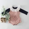 Knitted Clothes Newborn Rompers Handmade Pompom Girl Romper 100 Cotton Infant Baby Boys Jumpsuit Overalls 2088 Z24616367
