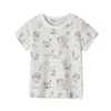 Jumping Meters Summer Tees Tops Licorne Perles Coton À Pois Bébé Mignon T-shirts Vêtements Pour Enfants 210529