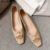 ALLBITEFO natural genuine leather women heels fashion casual Golden decoration shoes woman high heel shoes girls high heels 210611