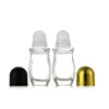 30ml 50ml große Kugelglas Packung Flaschen Antitranspirant Lotion Massage Rolle auf ätherischen Ölkosmetikflasche transparent 1 85Zy Q2