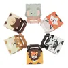 12 Boîtes Jungle Safari Zoo Animal Carton Faveur Traiter Boîtes Fête D'anniversaire Goody Sacs H1231