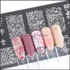 Decals Salon Health & Beautynail Stamp Plate Stencils Stickers Snowflake Flower Animals Letters Owl Gel Polish Stam Templates Diy Nail Art M