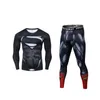 Mannen Sport Kickboksen Set Compressie T-Shirt Boksen BJJ Muay Thai Shorts Fitness Rashguard MMA Training G Suits Men's Tracksuits