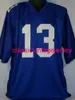 Men Women Youth Odell Beckham Jr Custom Sewn Blue Football Jersey XS-5XL 6XL