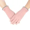 Gants De Cyclisme Femme Polaire Extensible Écran Tactile Hiver Avec Technologie Intelligente Thermique