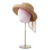 Okno Wyświetlacz rekwizyty handlowe meble ozdoby głowa model kapelusz peruka pokazuje stojak kobiecy modele manekin głowy szpilki